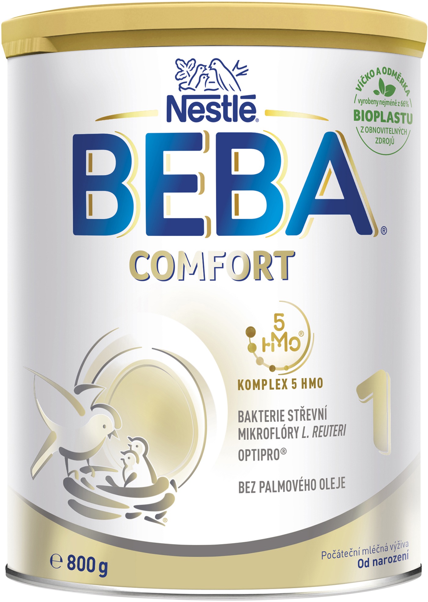 BEBA COMFORT 1, HMO počiatočné dojčenské mlieko, 800 g