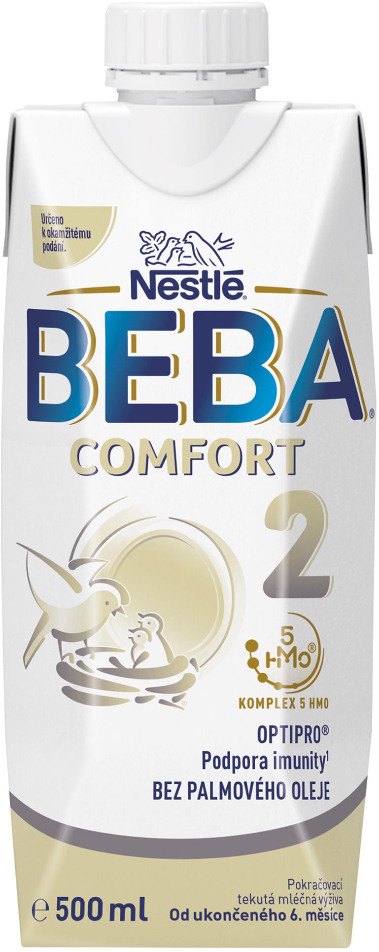 BEBA COMFORT 2, 5 HMO, tekuté pokračovacie mlieko, 500 ml