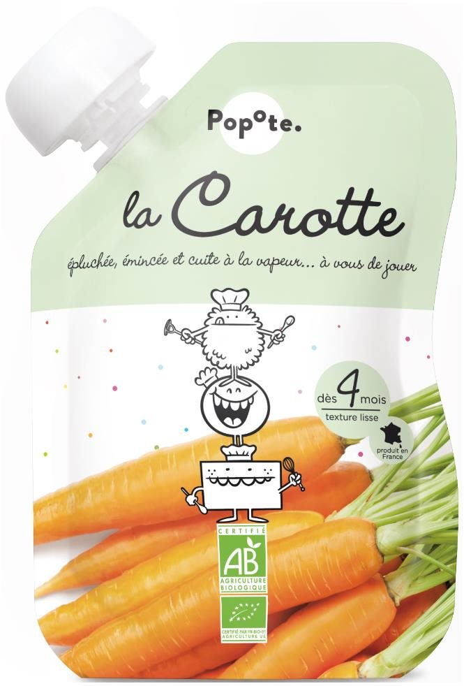 POPOTE BIO mrkva 120 g