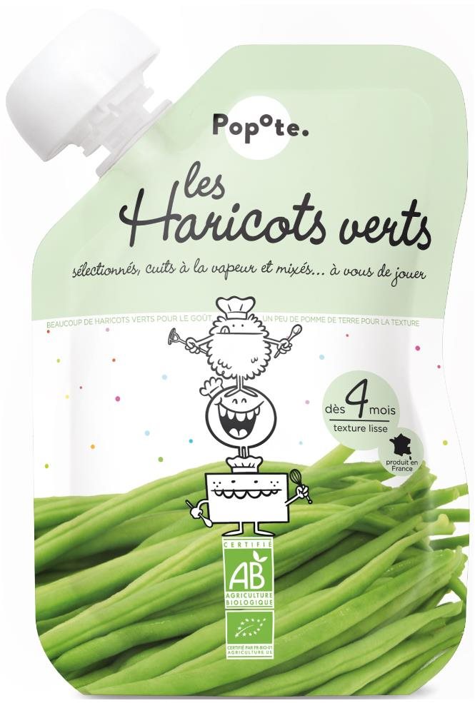 POPOTE BIO zelené fazule 120 g
