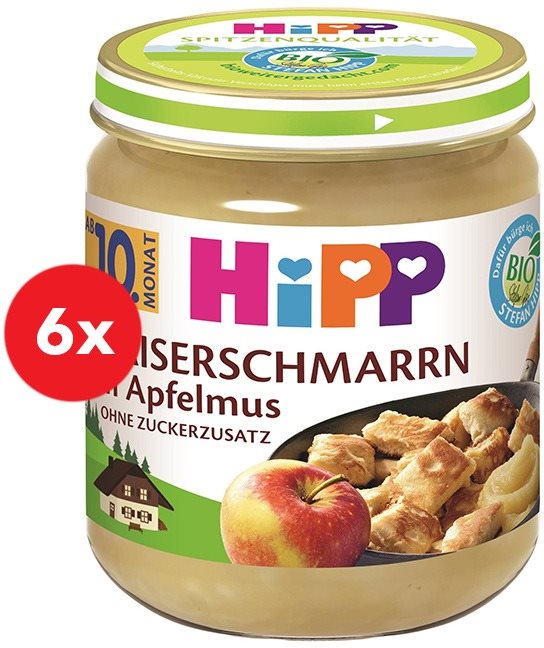 HiPP BIO Trhanec s jablkami 6× 200 g