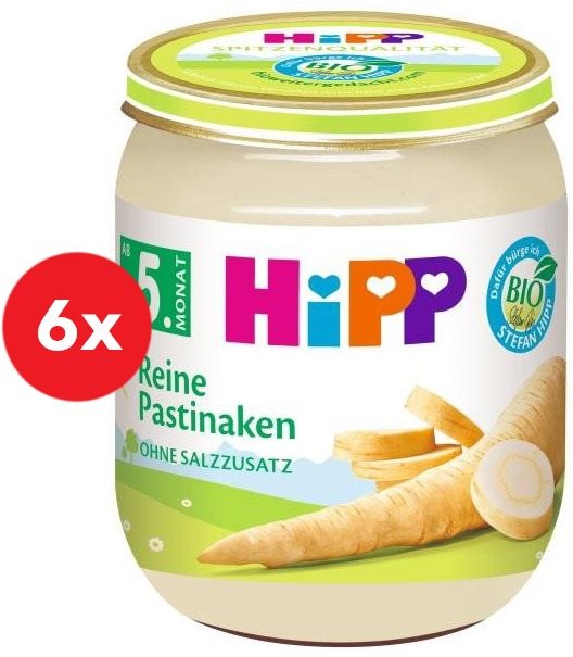 HiPP BIO Prvý paštrnák 6× 125 g