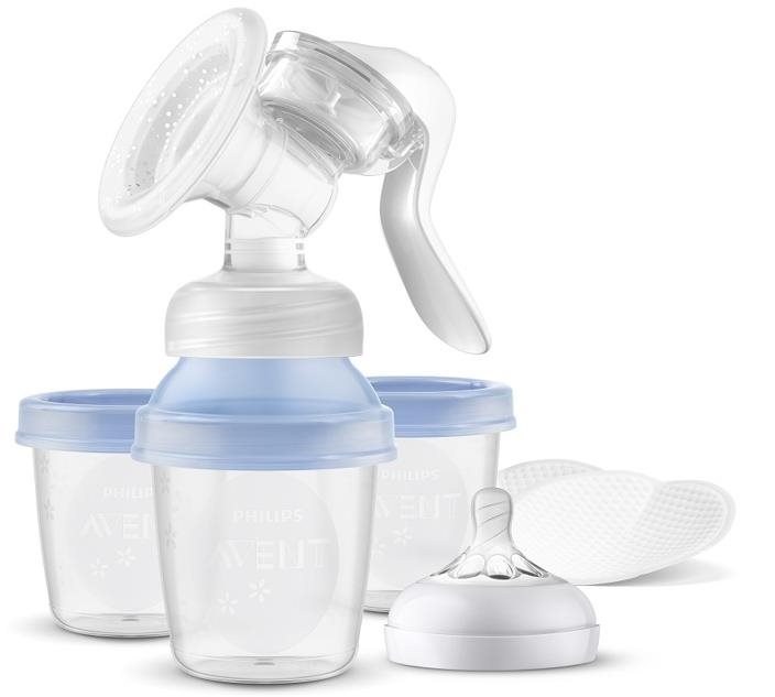 Philips AVENT SCF430/13 Manuálna odsávačka s VIA pohárikmi