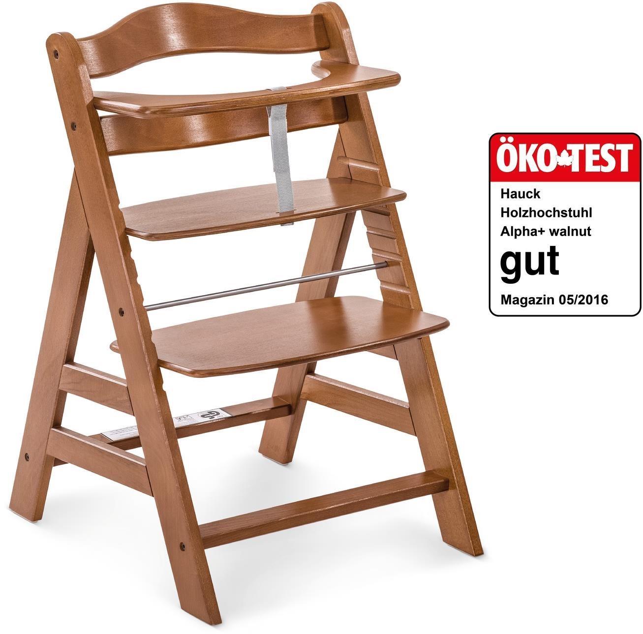 HAUCK Alpha+ drevená stolička Walnut