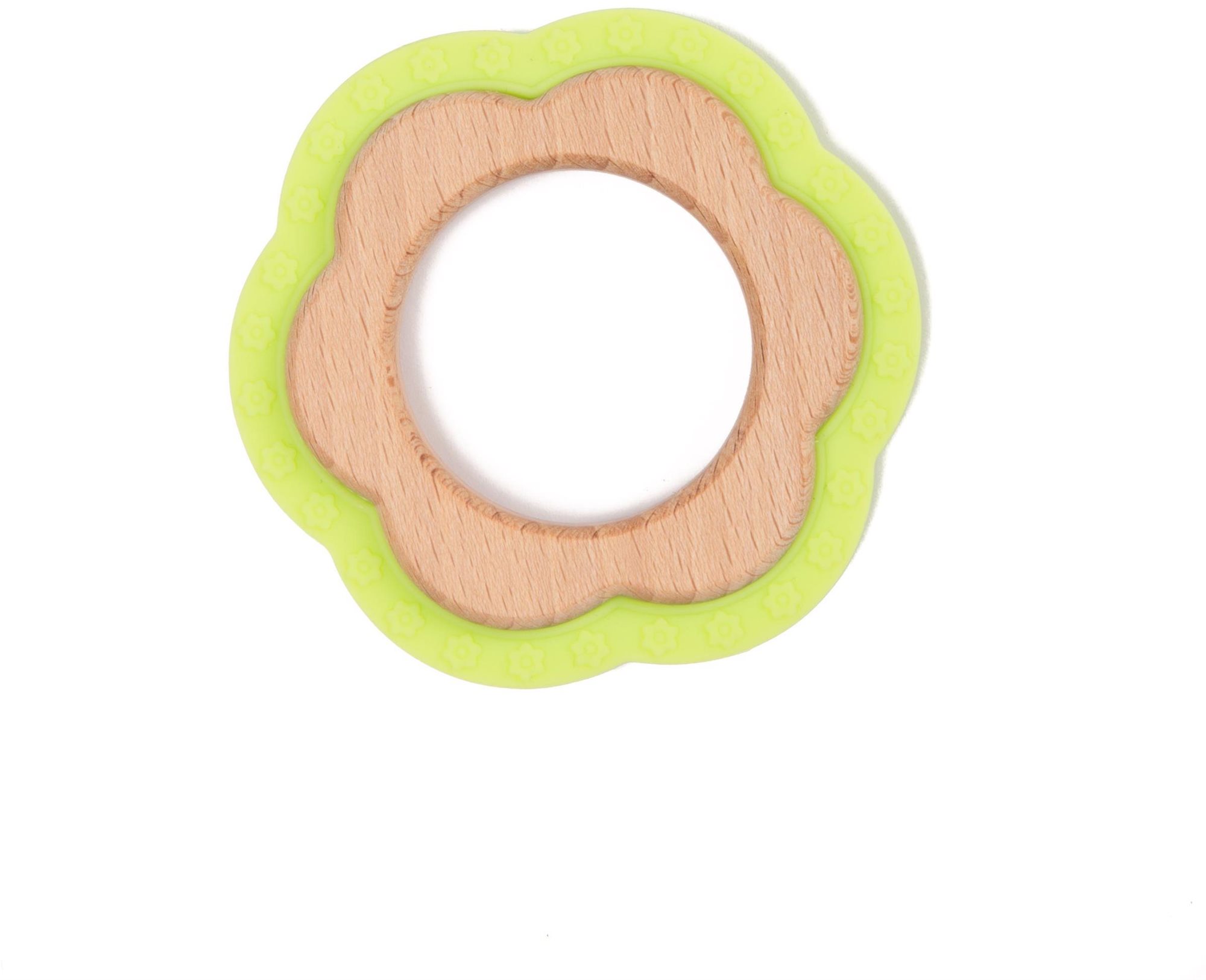 Bo Jungle hryzadlo B-Teether Flower Wood Green