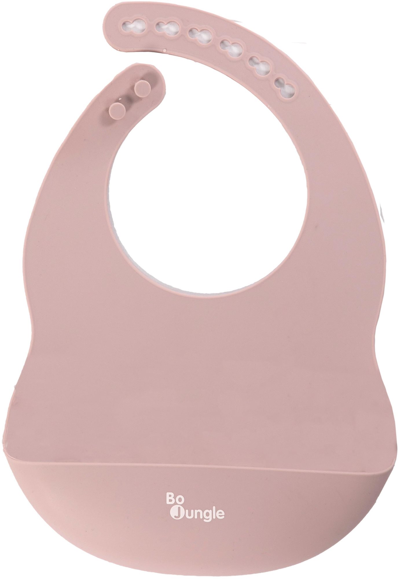Bo Jungle silikónový podbradník, Pastel Pink