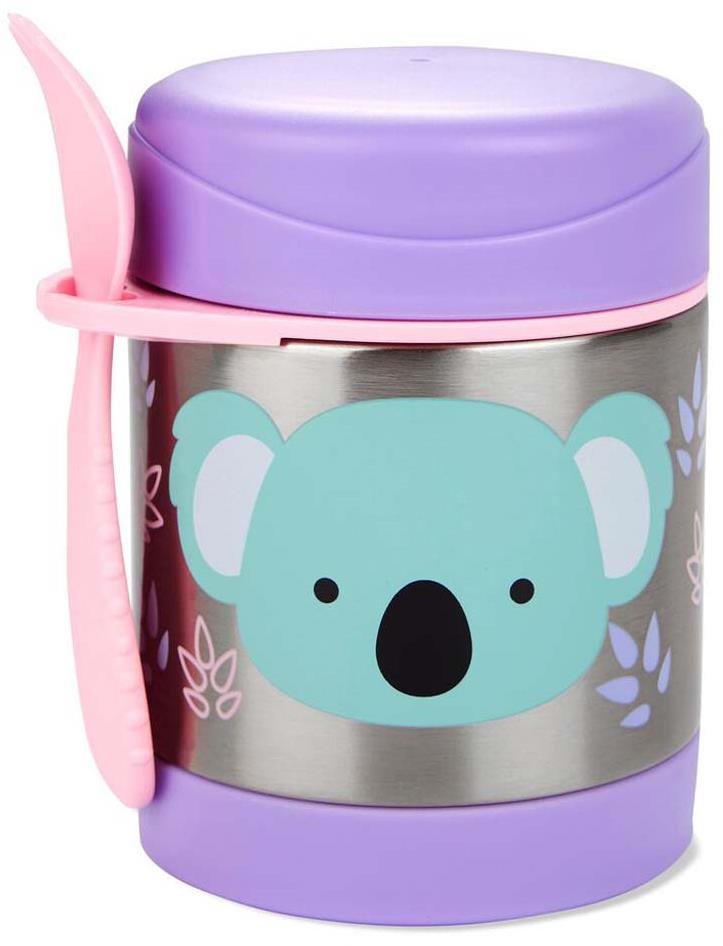 SKIP HOP Zoo Termoska na jedlo s lyžičkou/vidličkou Koala 325 ml, 12 m+