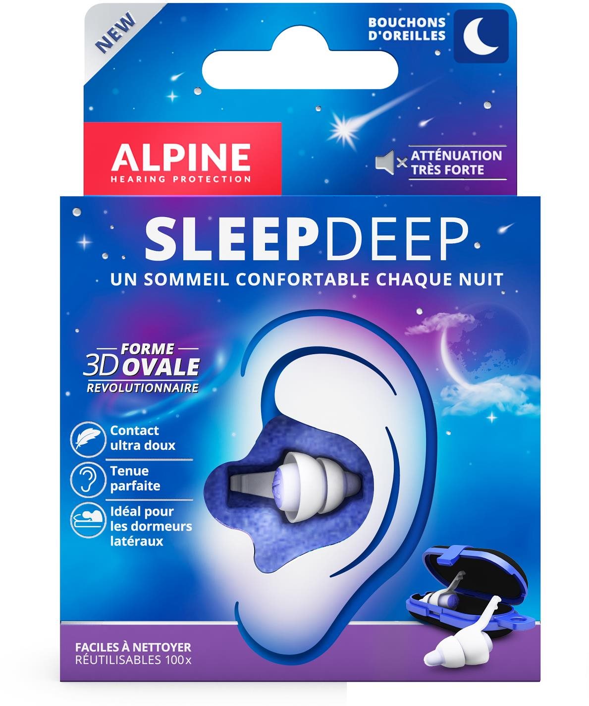 ALPINE SleepDeep 2021 – zátky do uší na spanie