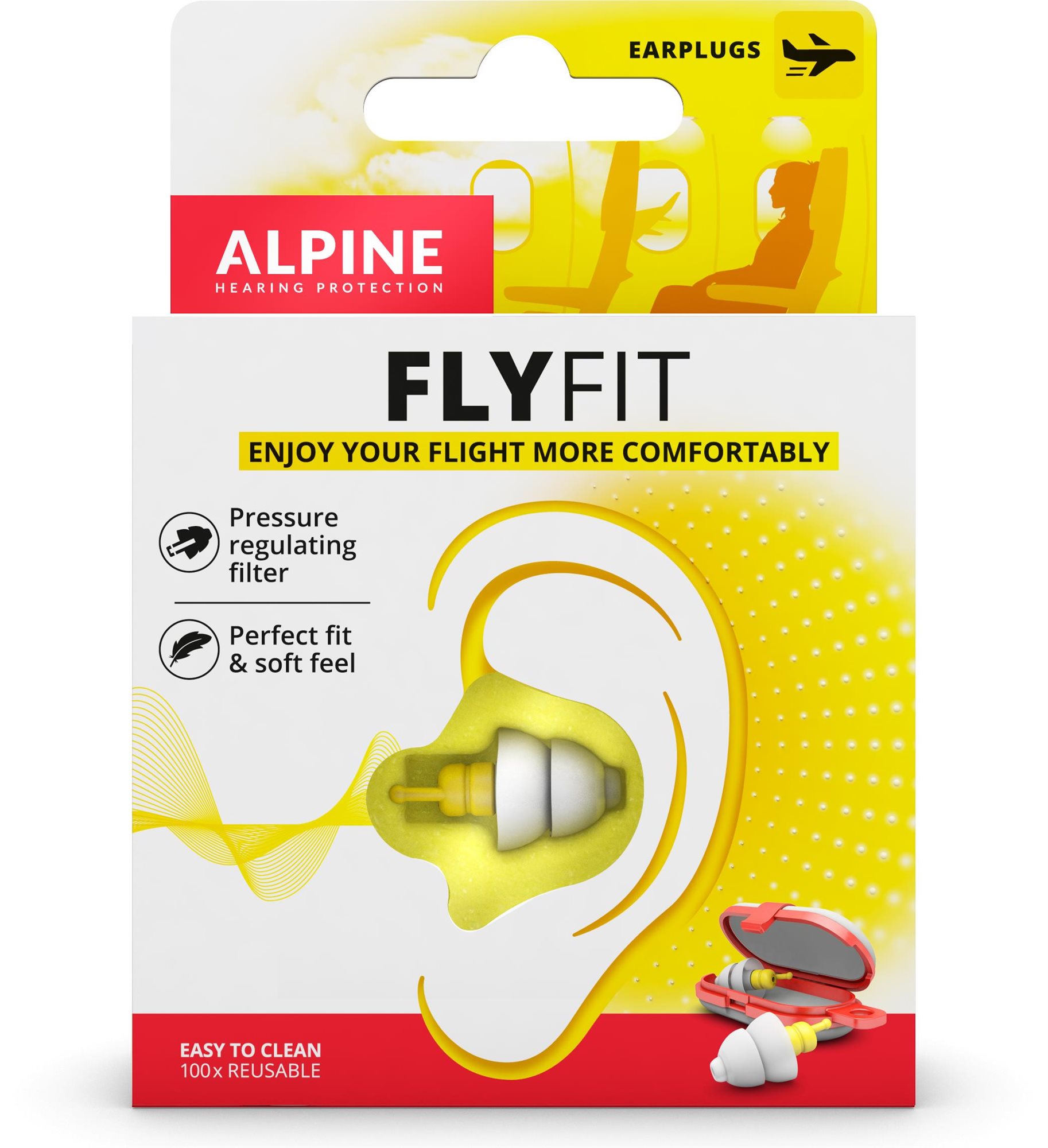 ALPINE FlyFit 2021 – zátky do uší do lietadla