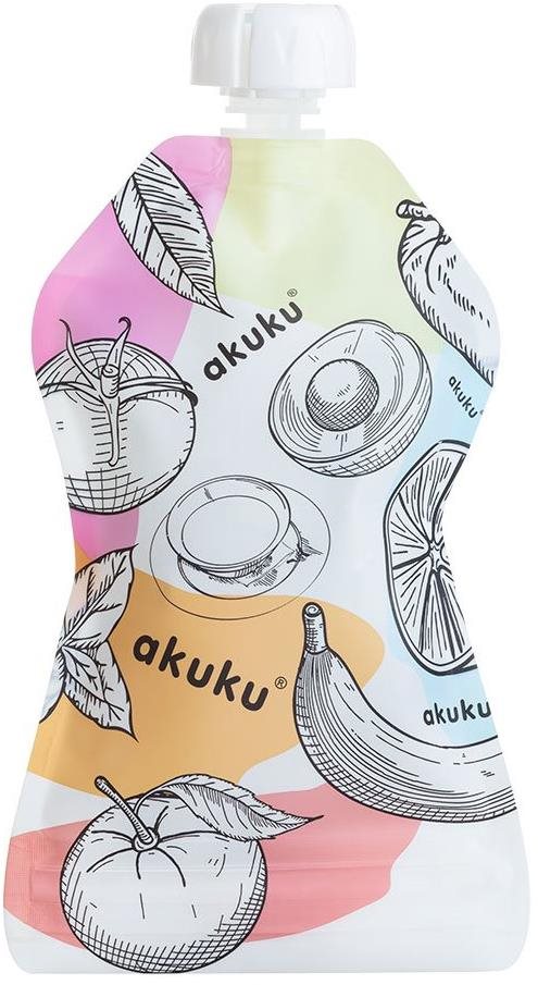 AKUKU vrecká na skladovanie pokrmov opakovane použiteľné 150 ml, 5 ks