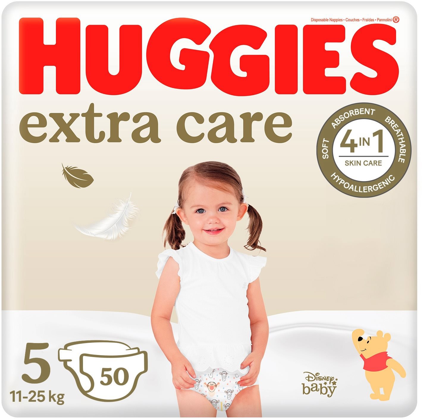 HUGGIES Extra Care veľkosť 5 (50 ks)