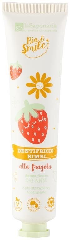 laSaponaria jemná detská zubná pasta jahoda BIO 75 ml
