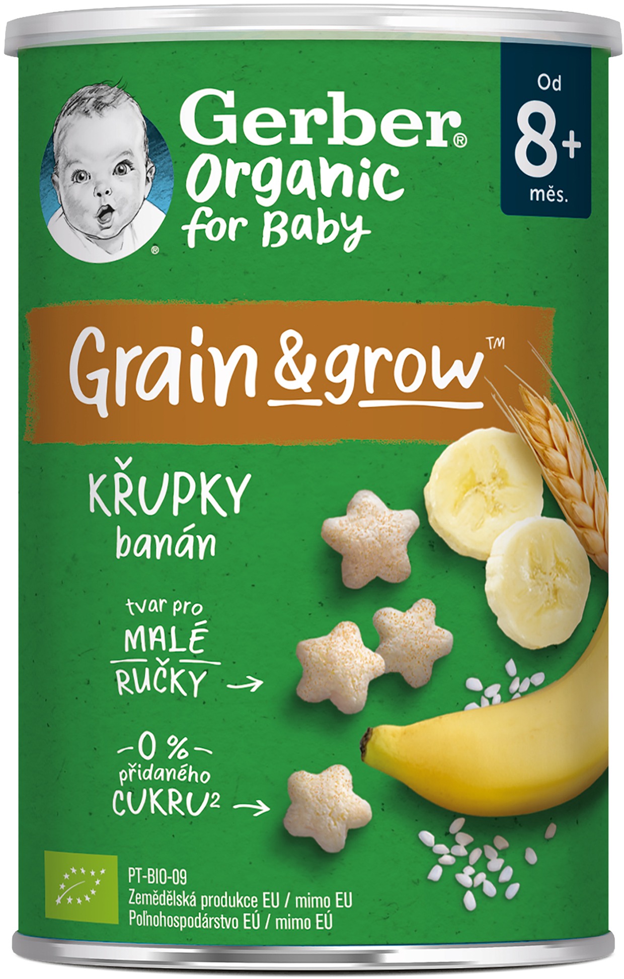 GERBER Organic chrumky banánové 35 g
