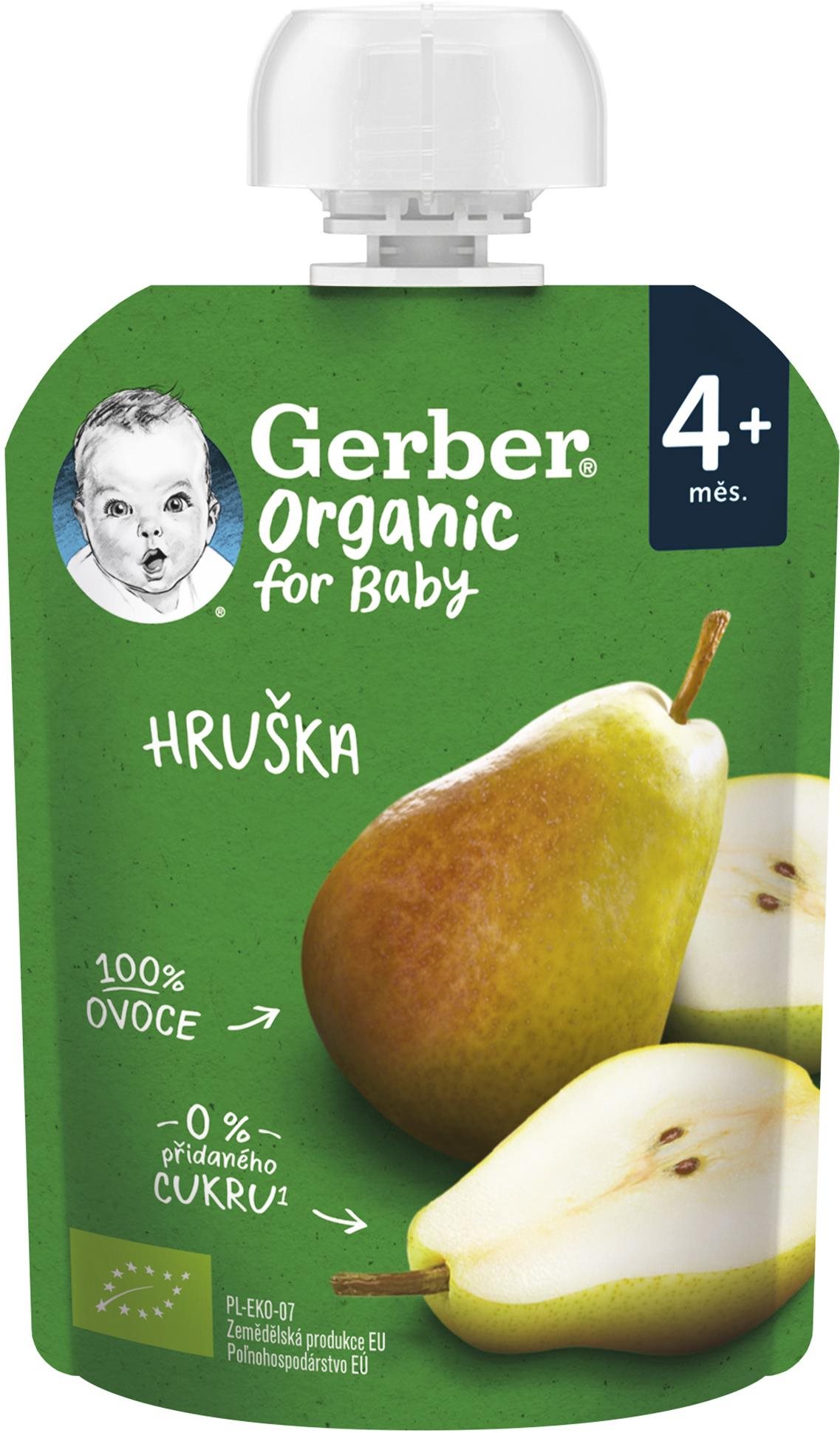 GERBER Organic kapsička hruška 90 g