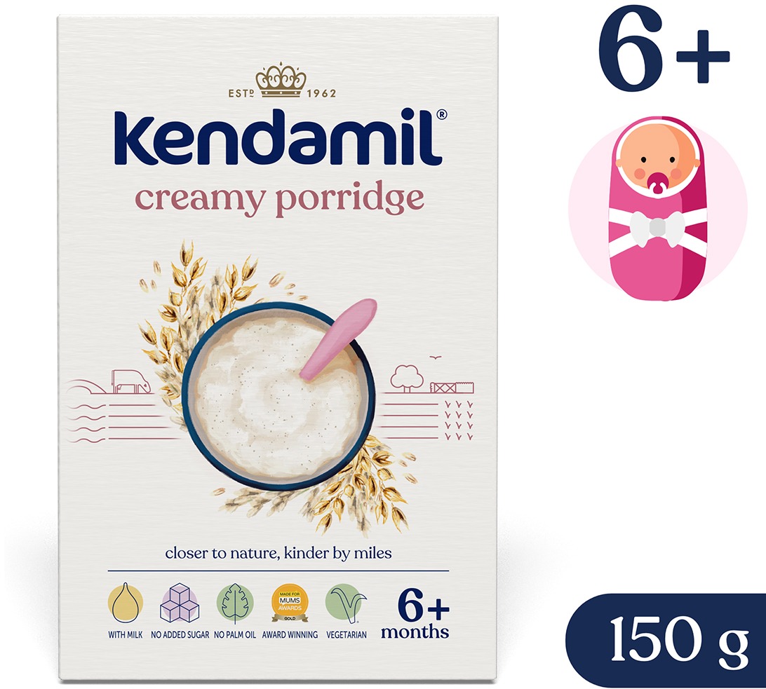 Kendamil mliečna krémová ovsená kaša (150 g)