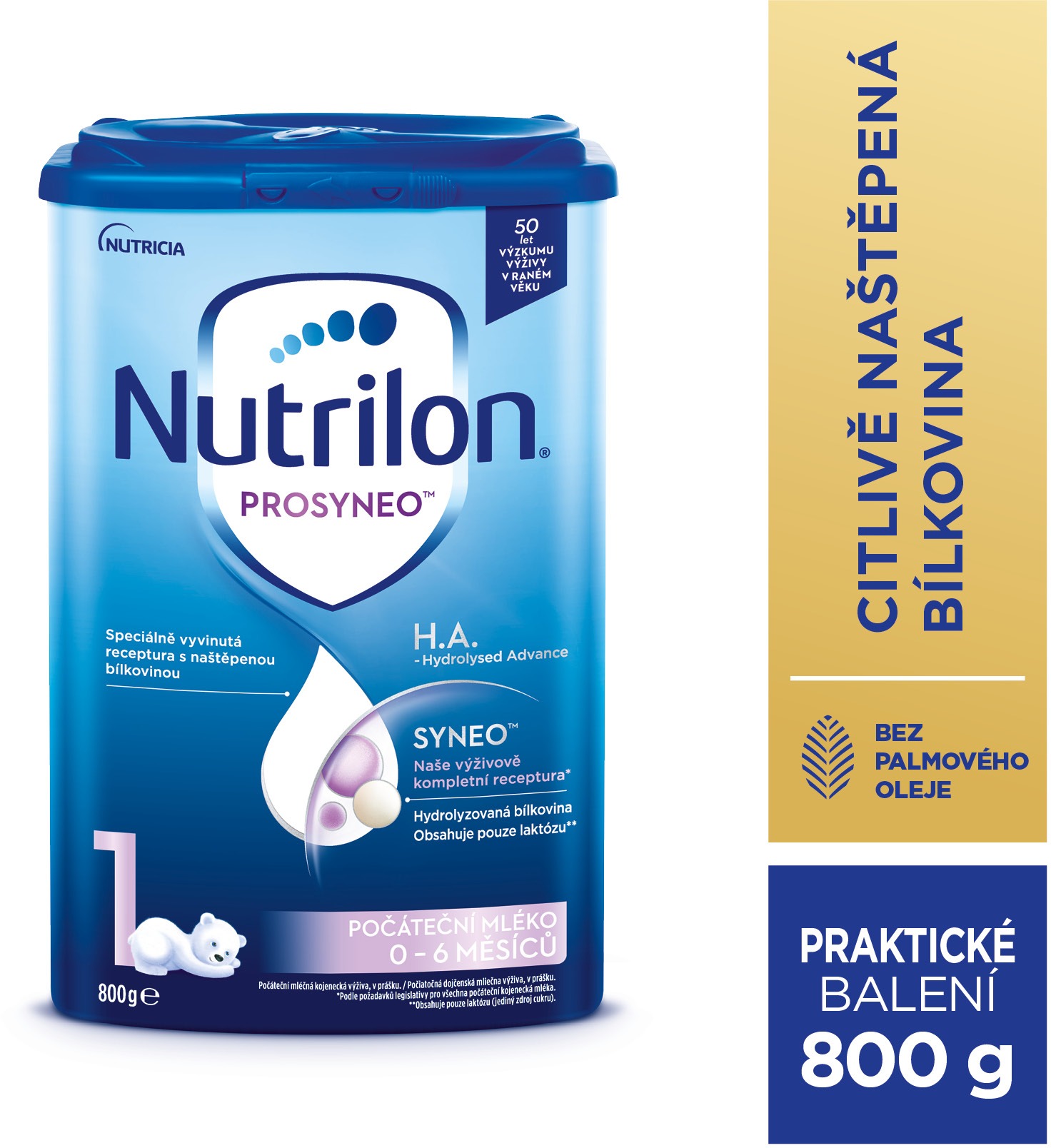 Nutrilon 1 Prosyneo H.A. počiatočné od narodenia 800 g