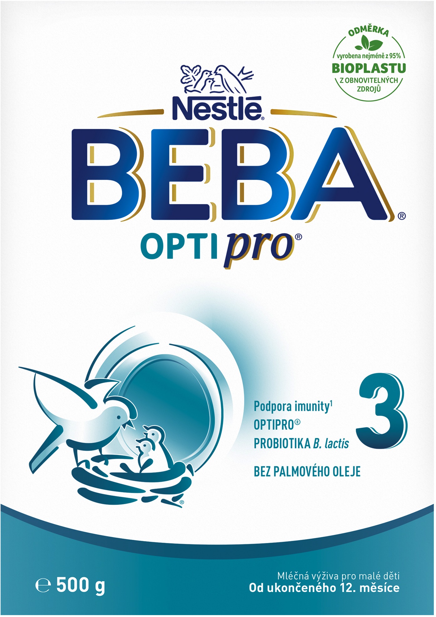 BEBA OPTIPRO 3, mlieko pre malé deti, 500 g