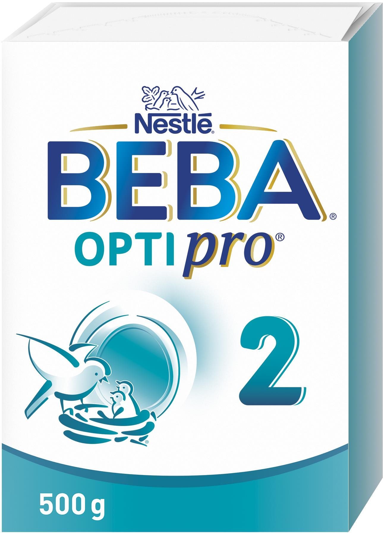 BEBA OPTIPRO 2, pokračovacie dojčenské mlieko, 6× 500 g