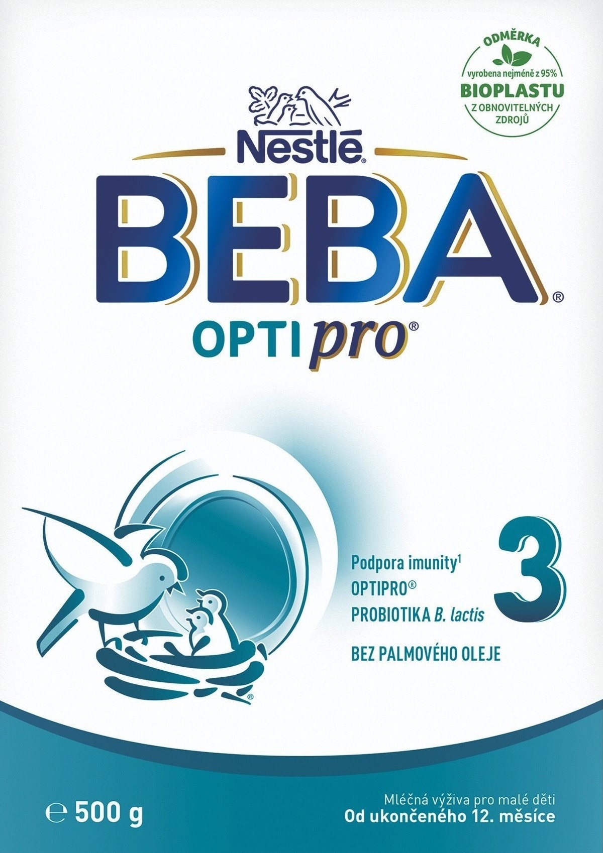 BEBA OPTIPRO 3, mlieko pre malé deti, 6× 500 g