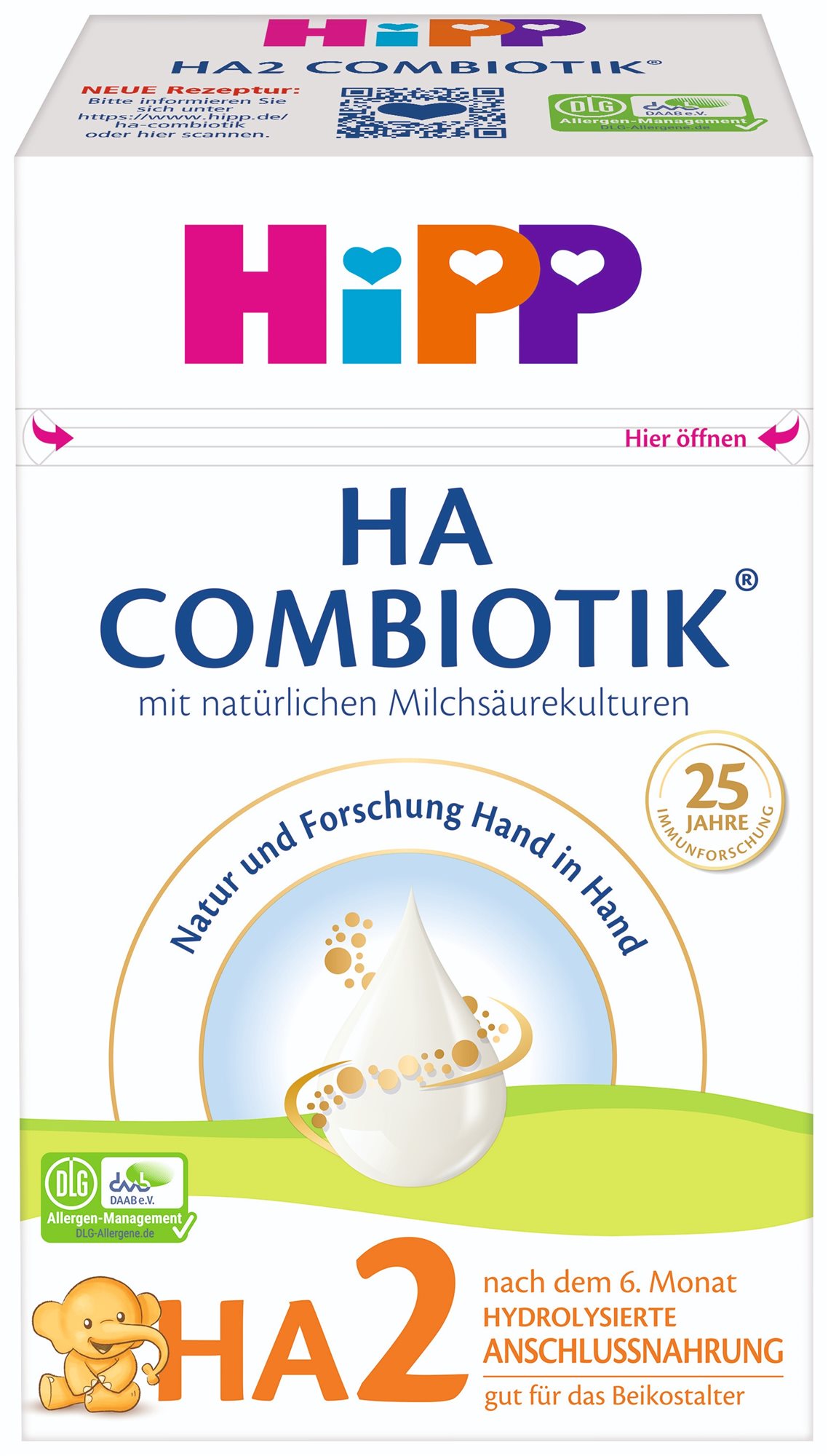 HiPP Combiotik HA 2, od uk.6. mesiaca, 600 g
