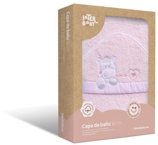 INTERBABY osuška froté ovečka, ružová