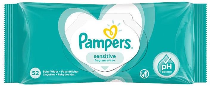 PAMPERS Fresh Sensitive 52 ks