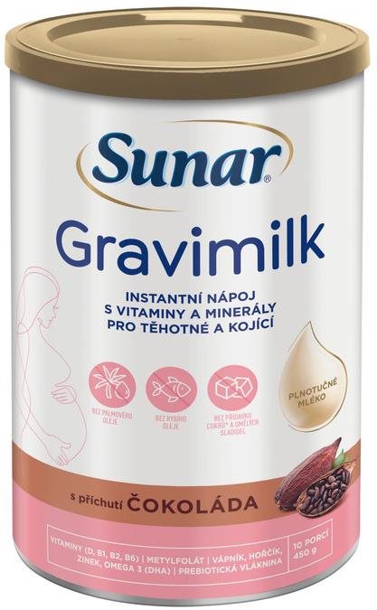 Sunar Gravimilk s príchuťou čokoláda 450 g