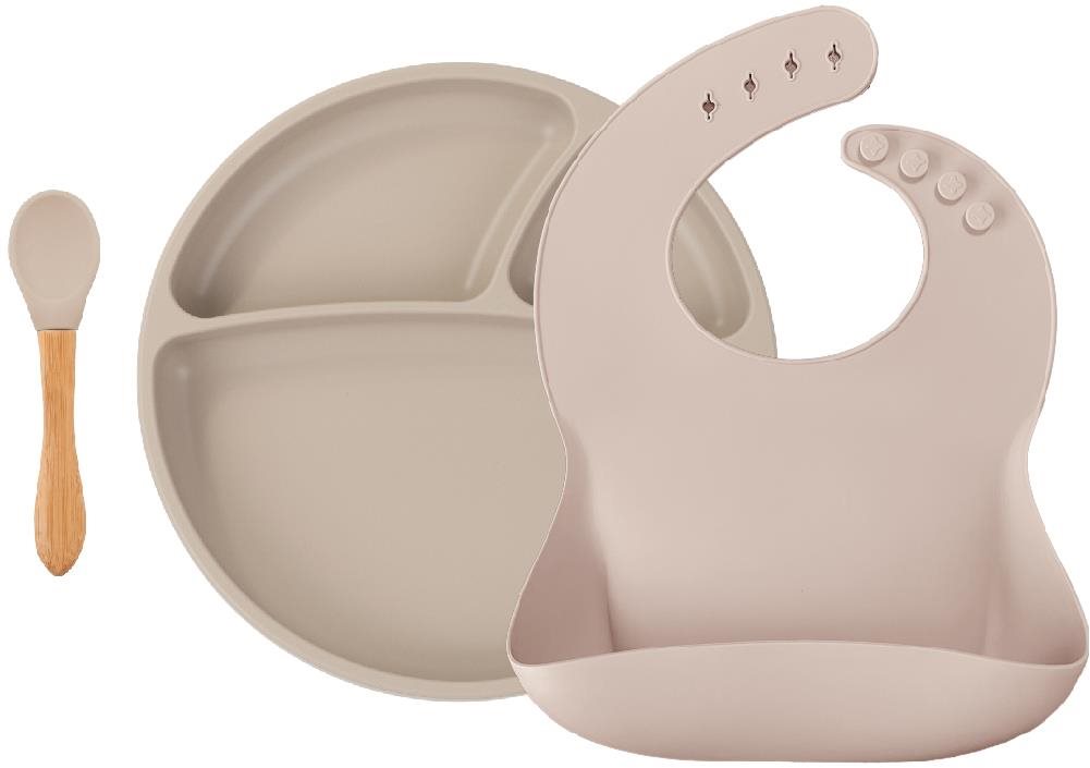 MINIKOIOI set na stolovanie BLW II, Bubble Beige