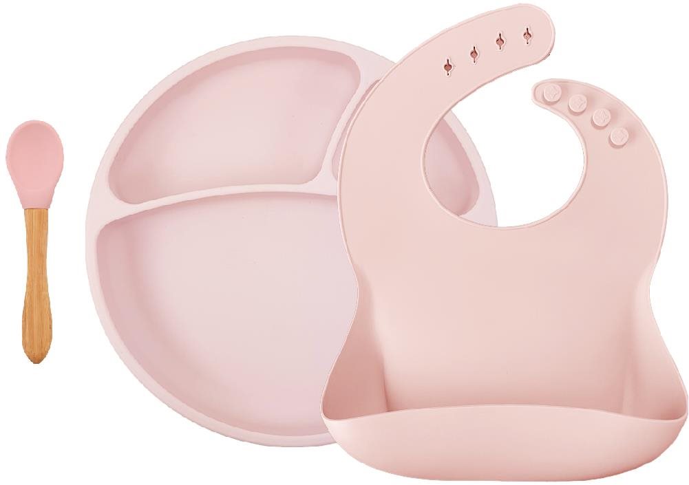 MINIKOIOI set na stolovanie BLW II, Pinky Pink