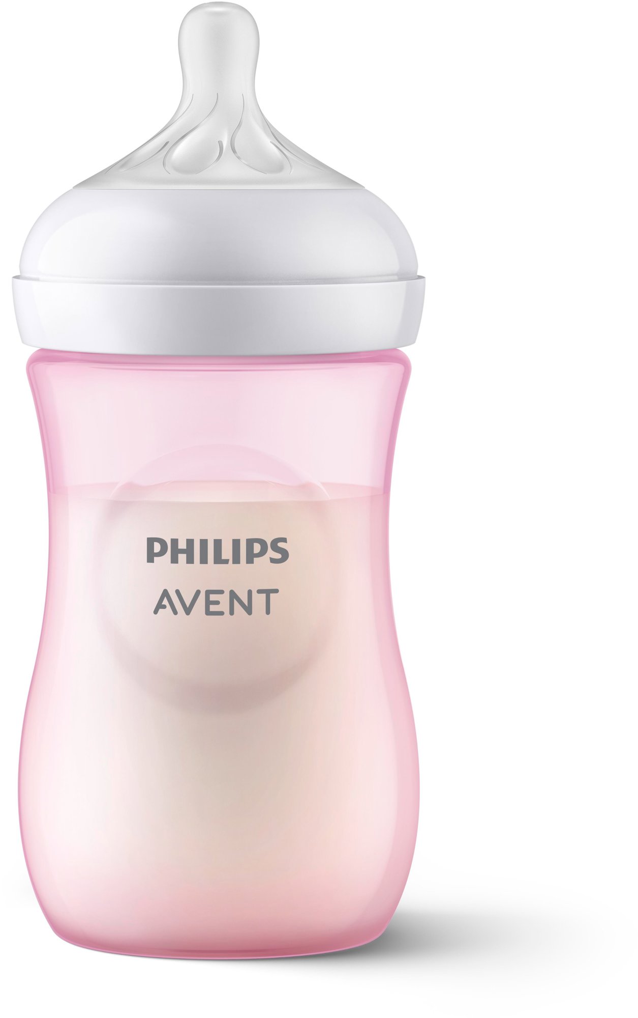 Philips AVENT SCY903/11 Fľaša Natural Response 260 ml, 3-6m, 1 ks, ružová