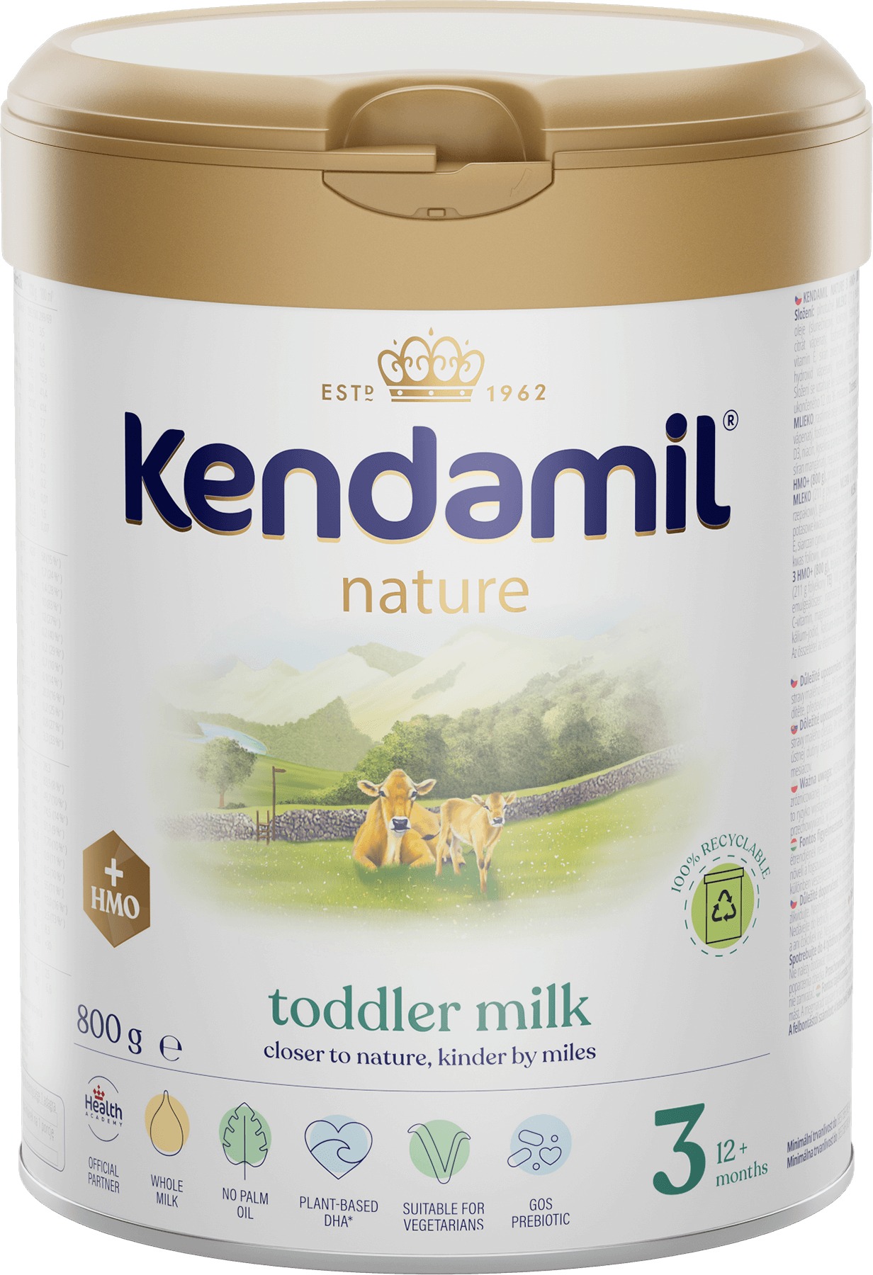 Kendamil Nature 3 HMO+ (800 g)