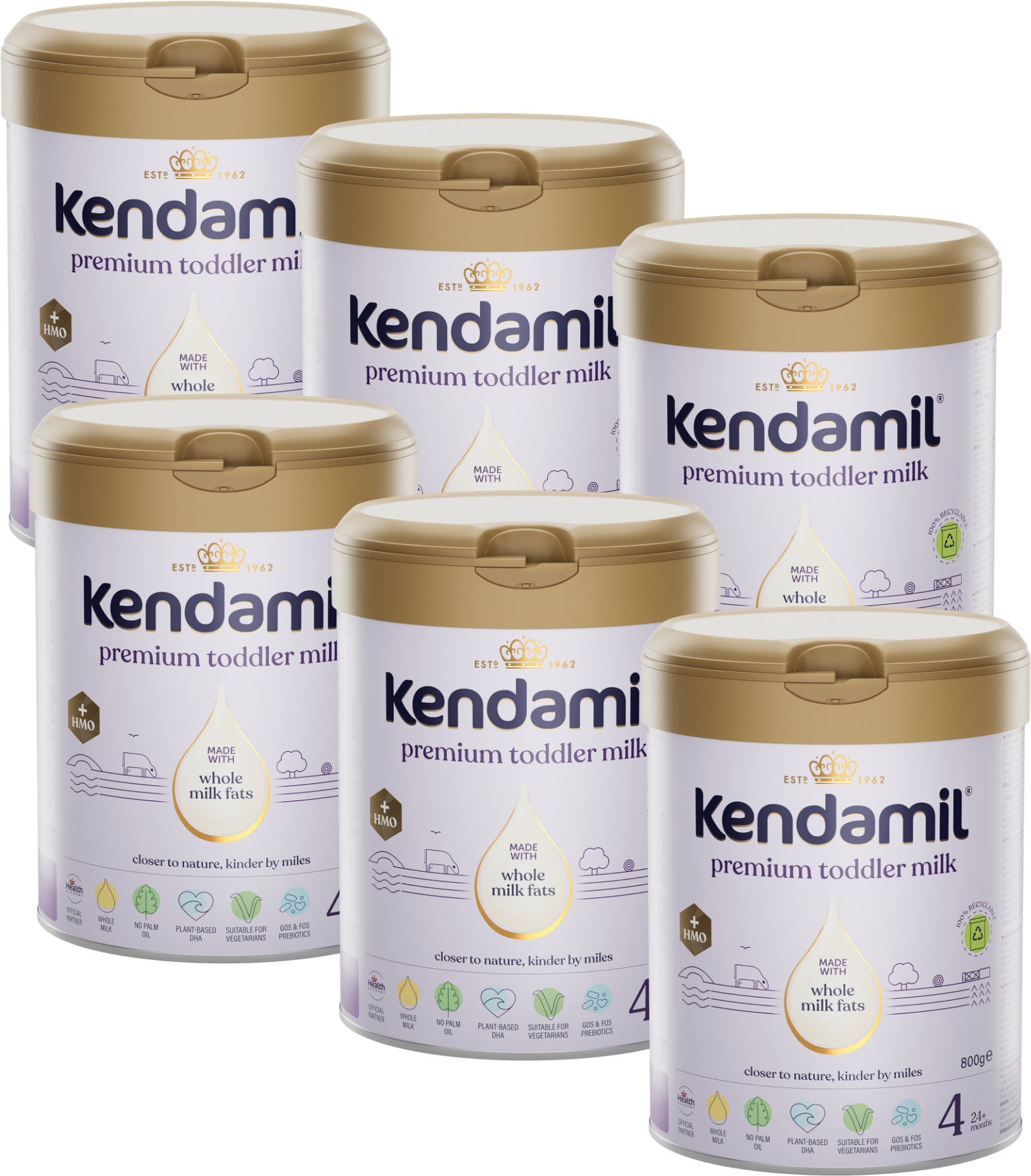 Kendamil Premium 4 HMO+ (6× 800 g)