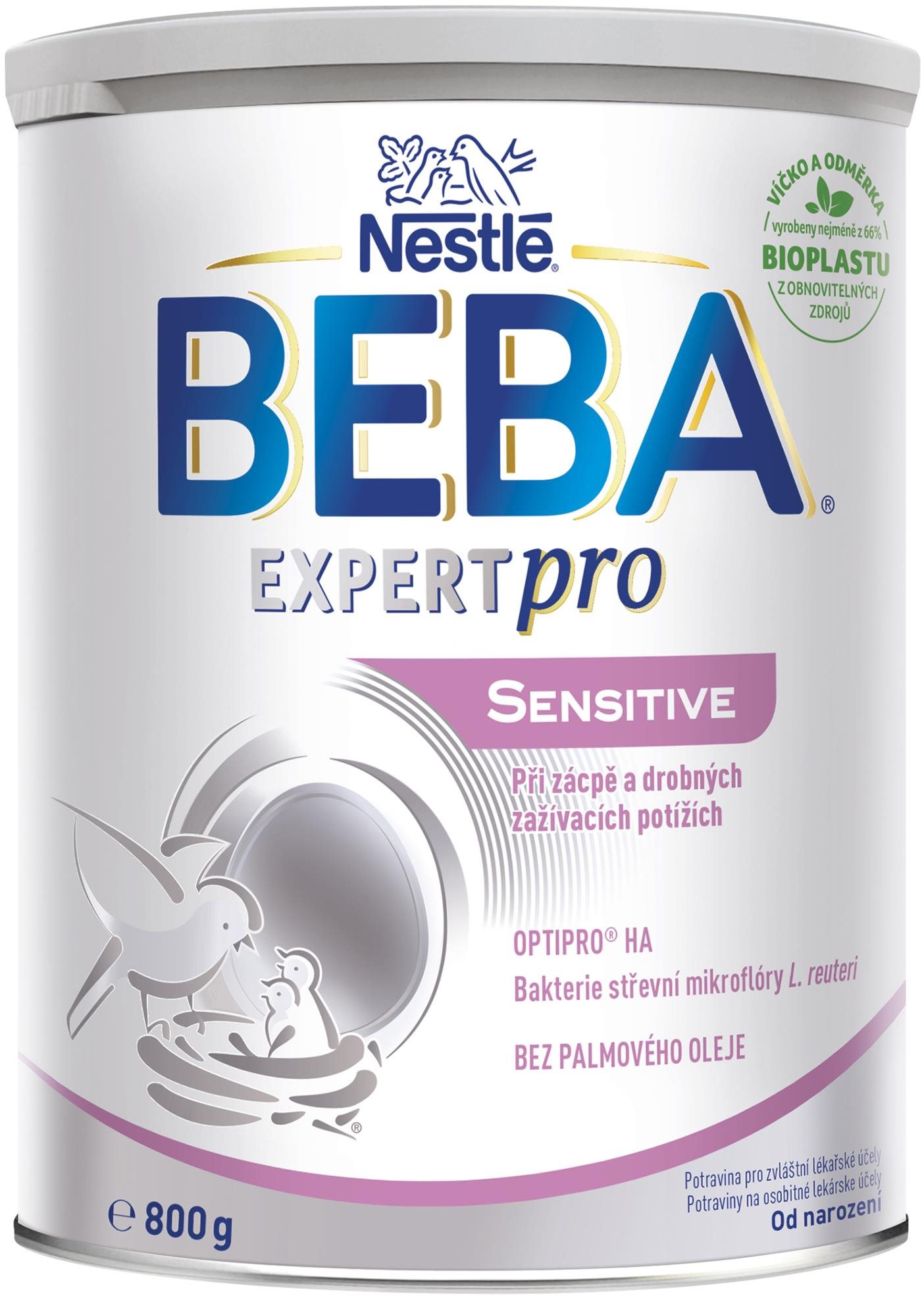 BEBA EXPERTpro SENSITIVE, pri zápche a zažívacích ťažkostiach, mliečna dojčenská výživa, 800 g