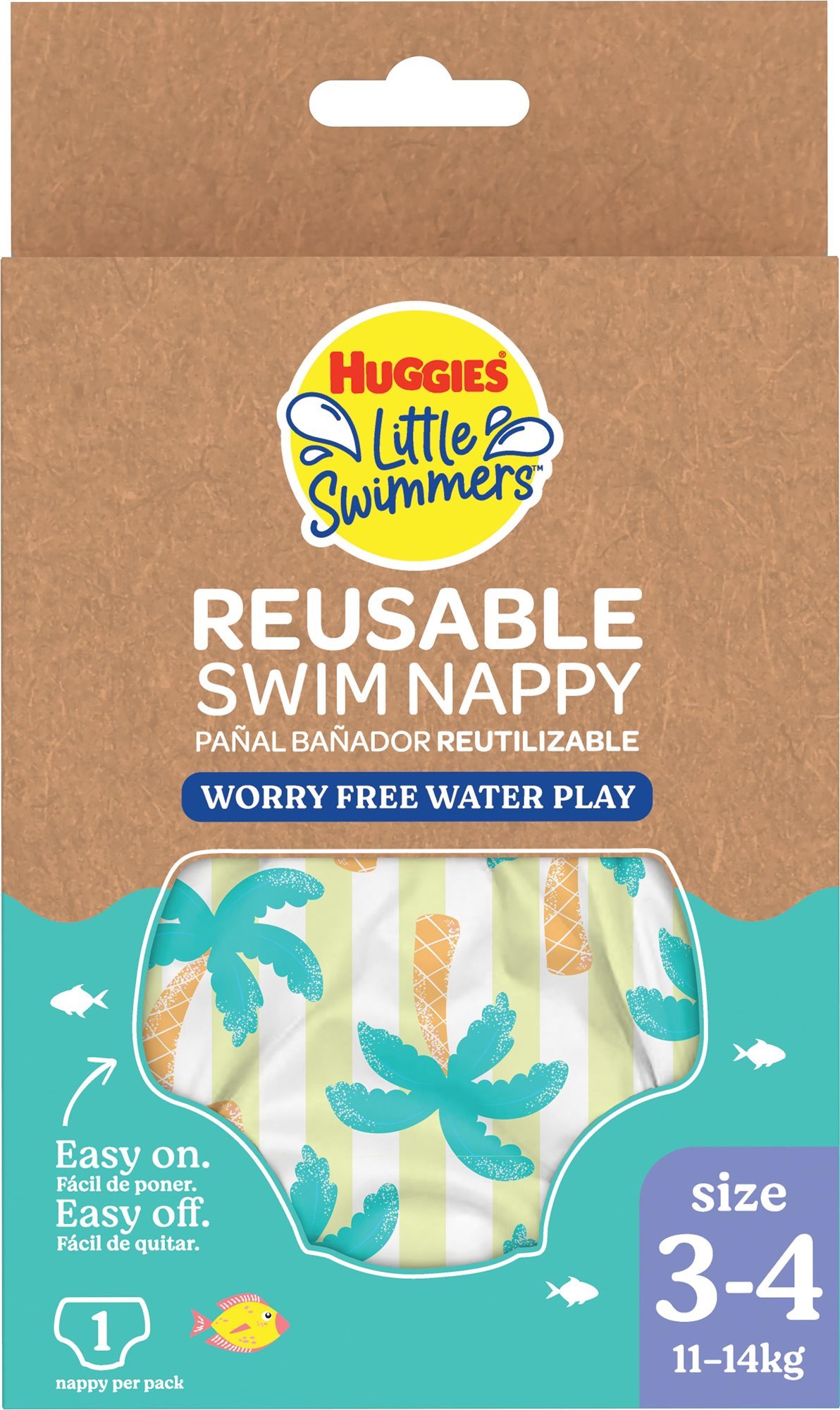 HUGGIES Little Swimmers Nappy veľ. 3/4 (11—14 kg)