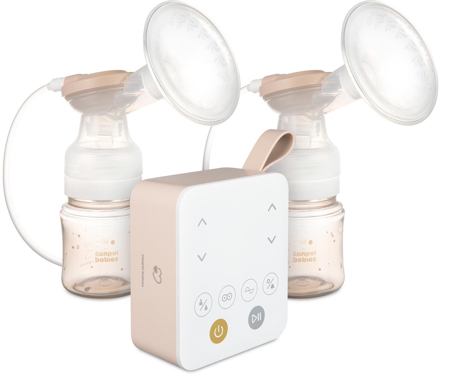 Canpol babies ExpressCare dvojitá elektrická odsávačka materského mlieka 2 v 1 s nosným nástavcom