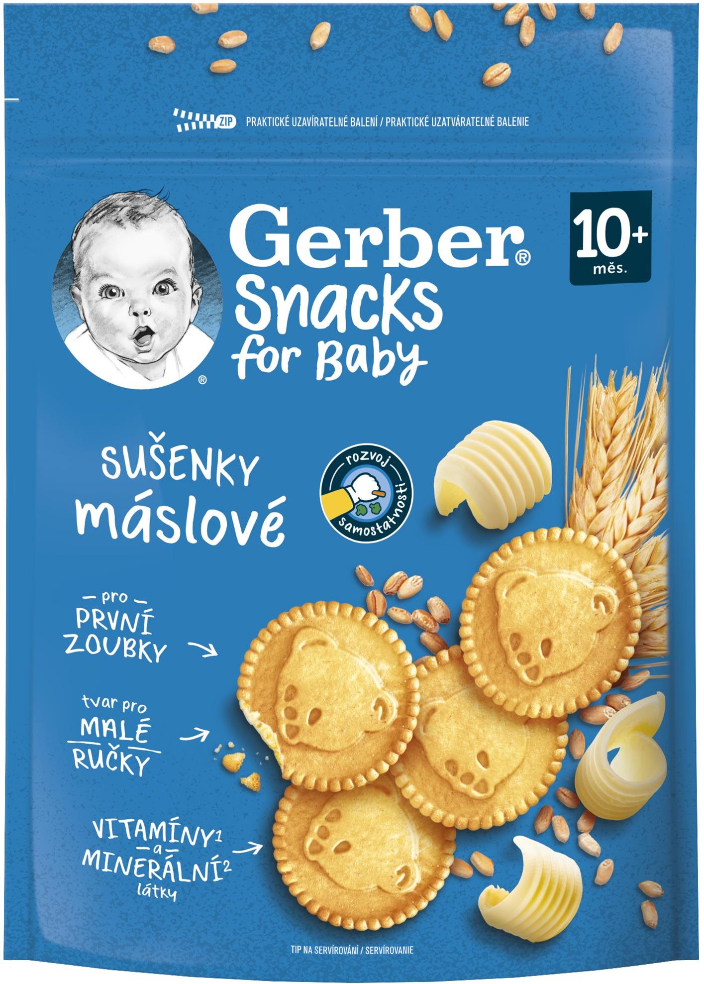 GERBER Snacks maslové sušienky 180 g