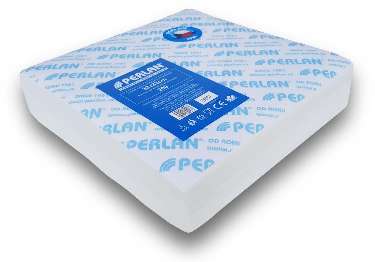 PERLAN netkaná textília 45 g, 32 × 32 cm/200 ks