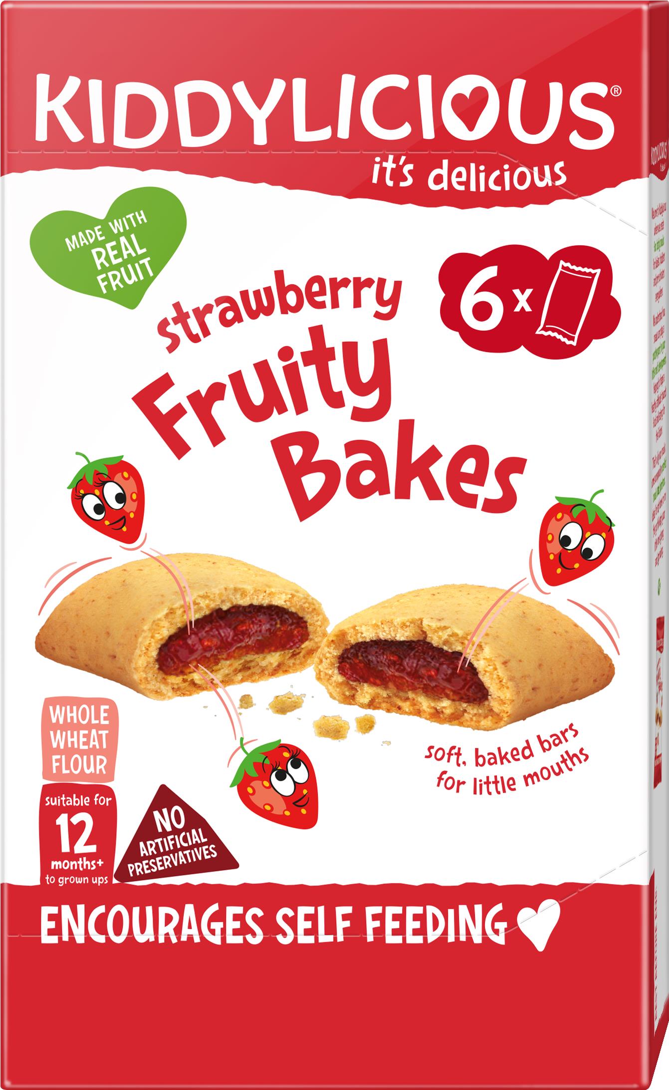 Kiddylicious koláčiky jahodové 132 g