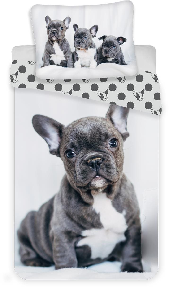 Jerry Fabrics Bulldog 140 × 200 cm