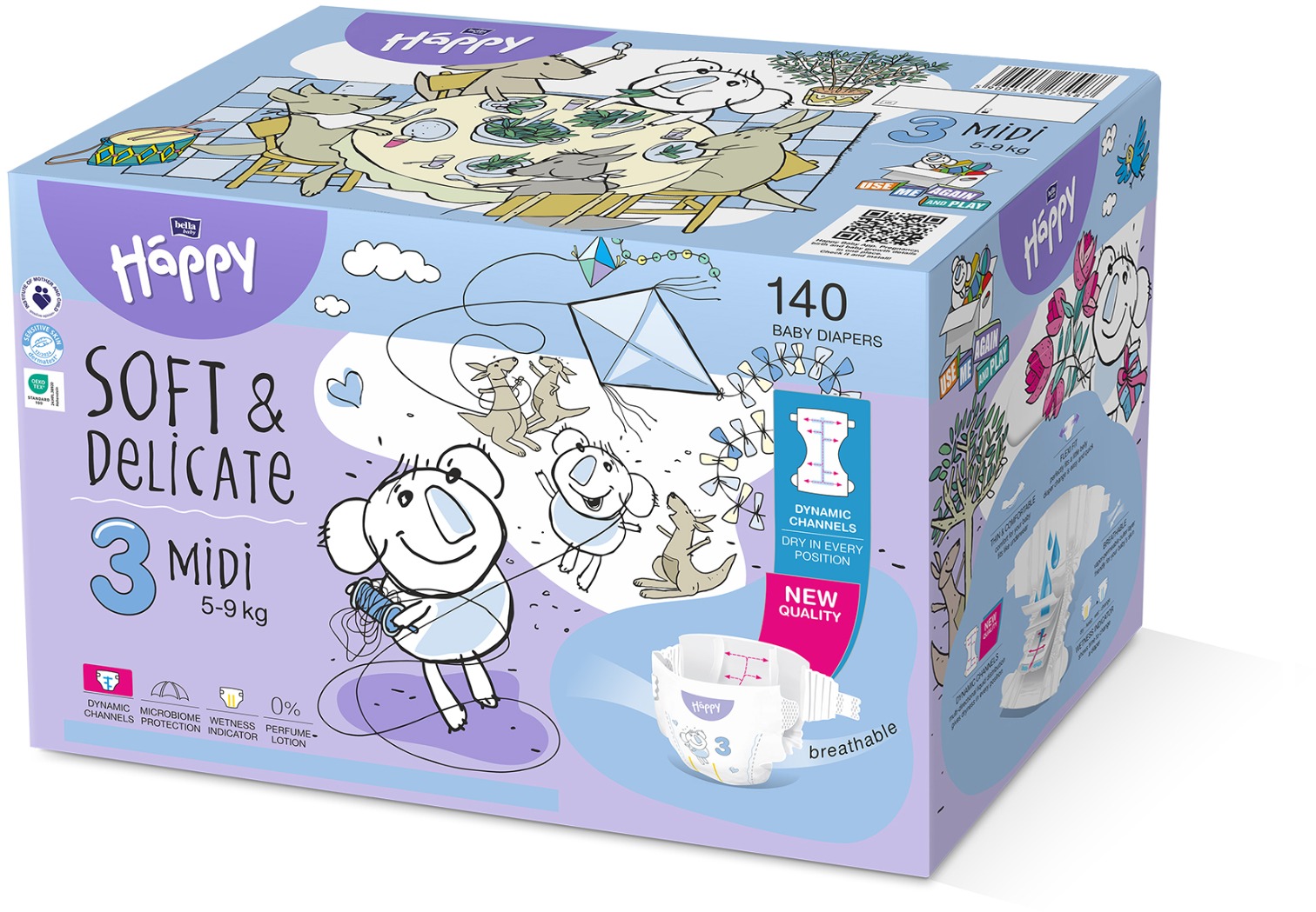 BELLA Baby Happy Midi Box (140 ks)