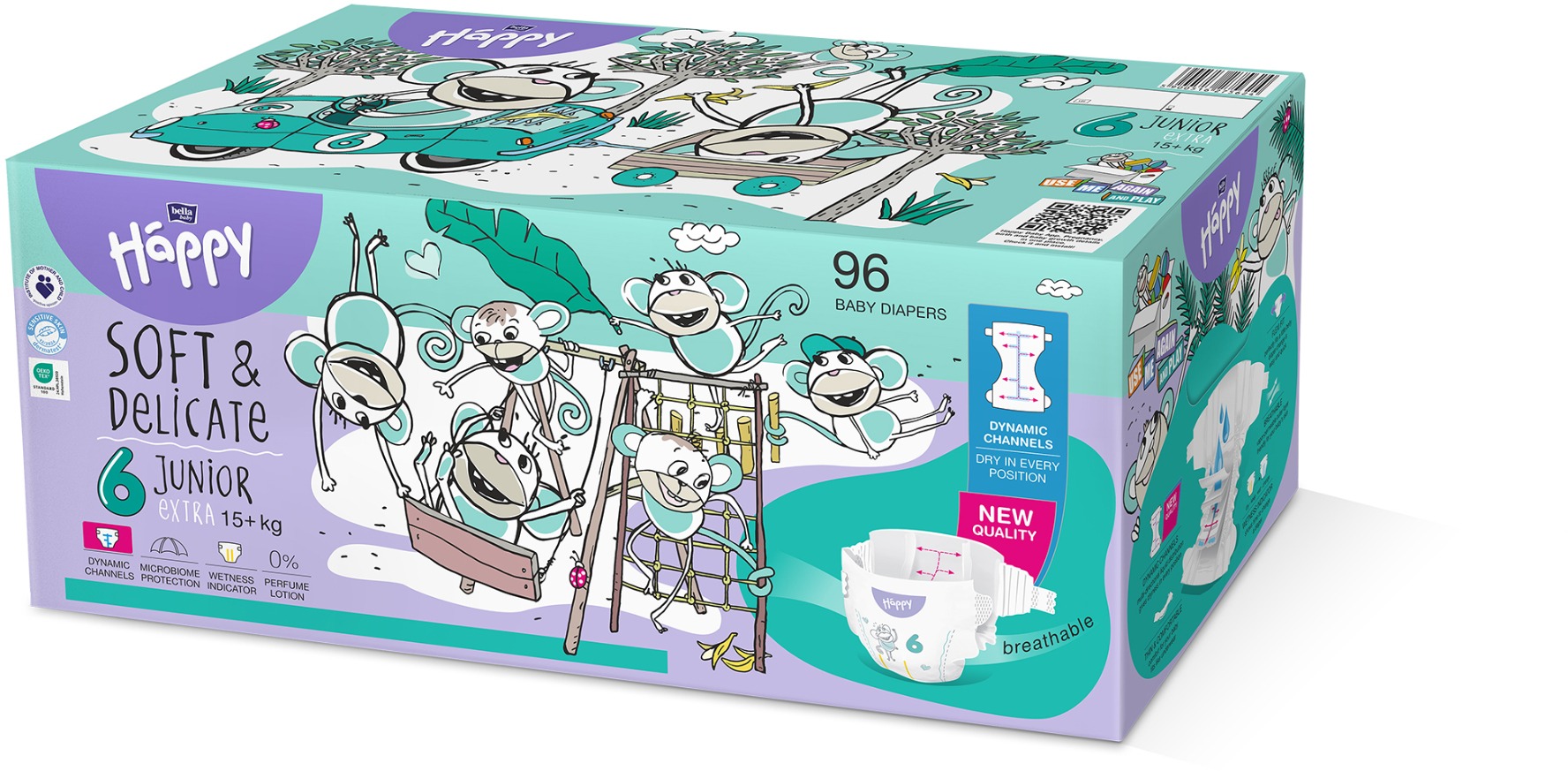 BELLA Baby Happy Junior Extra Box (96 ks)