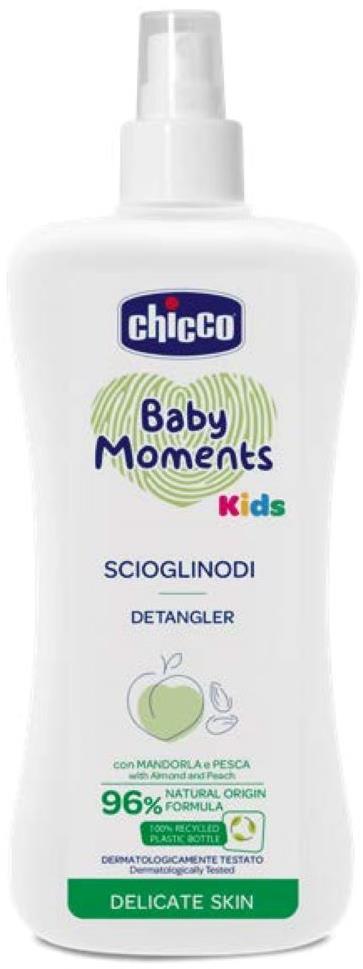 CHICCO Baby Moments Detangler krém na rozčesávania vlasov 0 mesiacov+, 200 ml