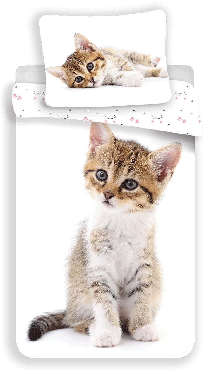 Jerry Fabrics Kitten white 140 × 200 cm
