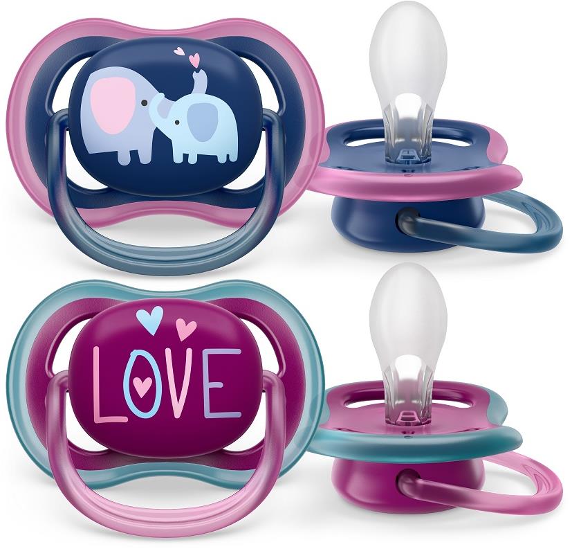 Philips AVENT Ultra Air 18 m+ dievča (slon), 2 ks