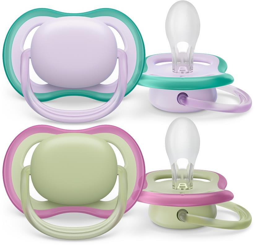 Philips AVENT Ultra Air Neutral 0 – 6 m dievča fialový, 2 ks