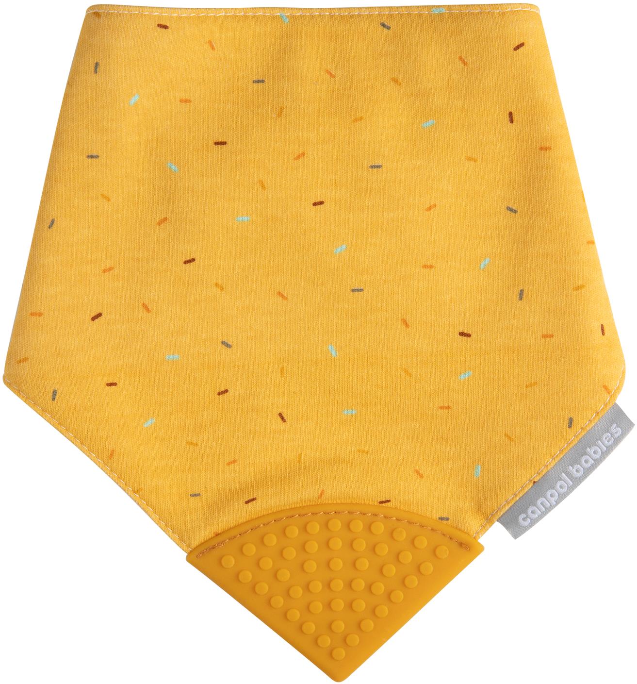 Canpol babies podbradník s hryzadlom, žltý