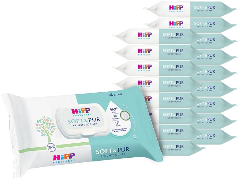 HiPP Babysanft Soft & Pur (18× 48 ks)