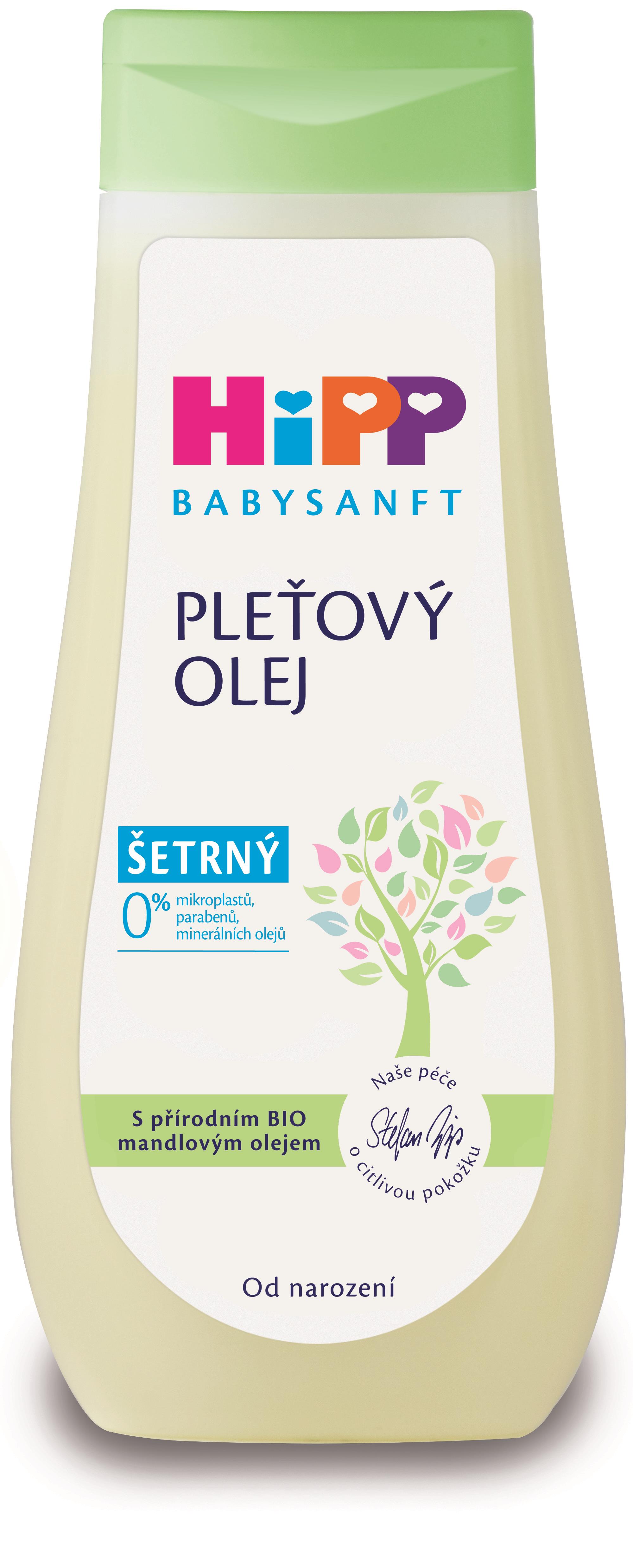 HiPP Babysanft prírodný pleťový olej 200 ml