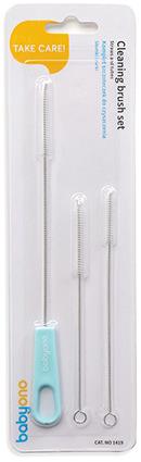 BabyOno kefa na čistenie slamiek 3 ks