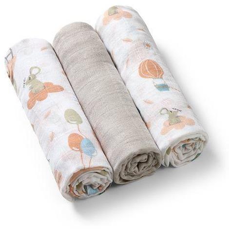 BabyOno plienky bambusové – sivé 3 ks